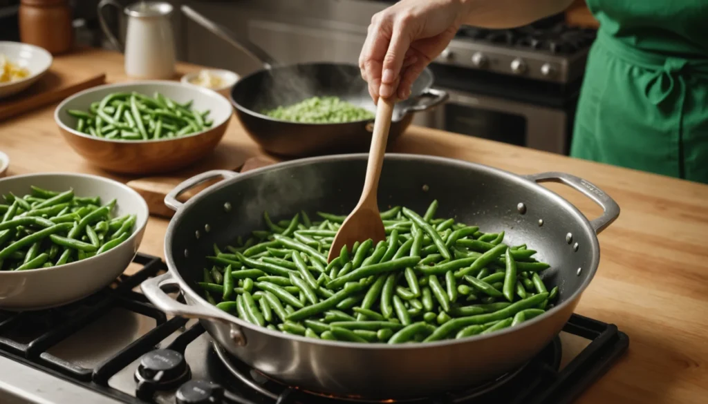 cuisson haricots verts